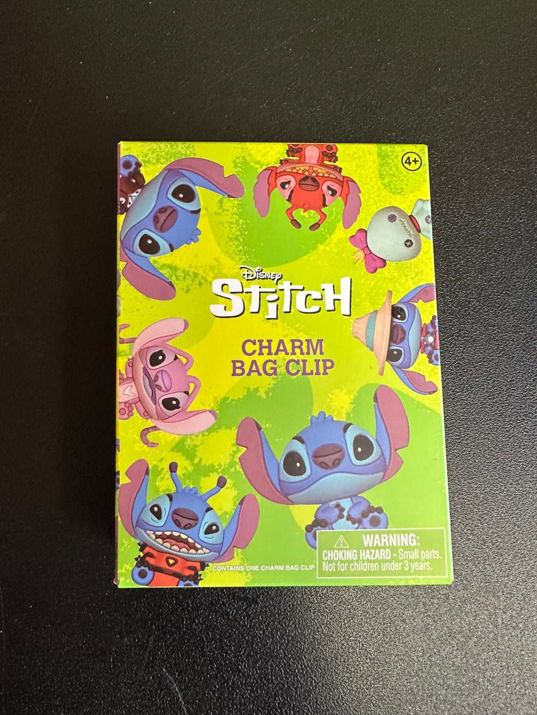 DISNEY STITCH MYSTERY 3D FOAM CHARM BAG CLIP Sealed