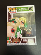 Load image into Gallery viewer, FUNKO POP DC HEROES HOLIDAY HARLEY QUINN WITH HELPER 357
