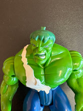 Load image into Gallery viewer, Marvel Toy BIZ 1997 Battle Damage Incredible Hulk Leg Kick Loose Preowned Figure
