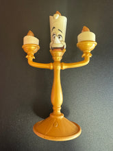 Load image into Gallery viewer, Disney Beauty &amp; The Beast Lumiere Sings “Be Our Guest” Preowned Figure Works!
