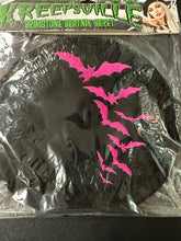 Load image into Gallery viewer, Kreepsville Brimstone Beatnik Pink Bat Beret
