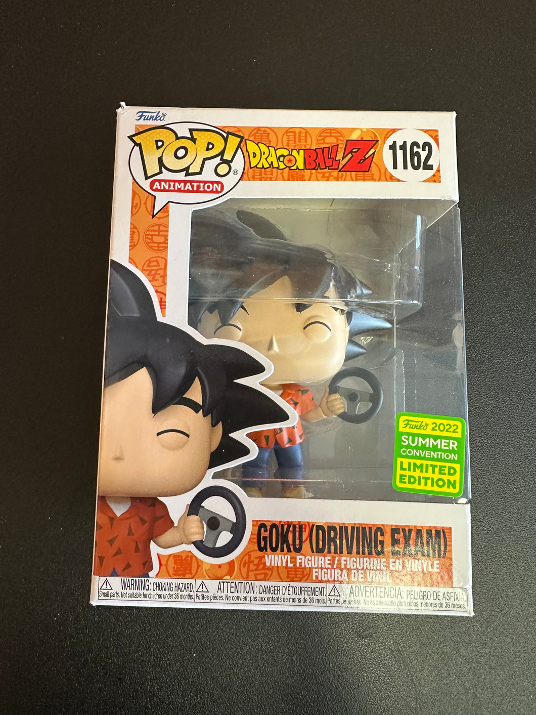 FUNKO POP DRAGONBALL Z GOKU (DRIVING EXAM) 2022 SUMMER 1162