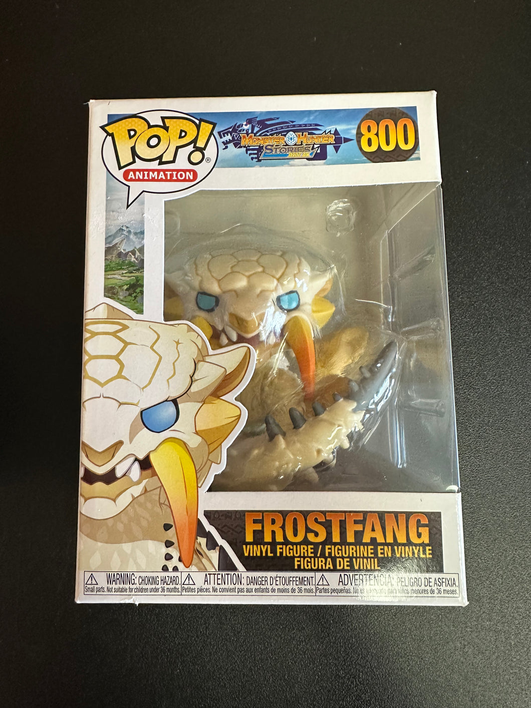 FUNKO POP MONSTER HUNTER STORIES FROSTFANG 800 BOX DAMAGE