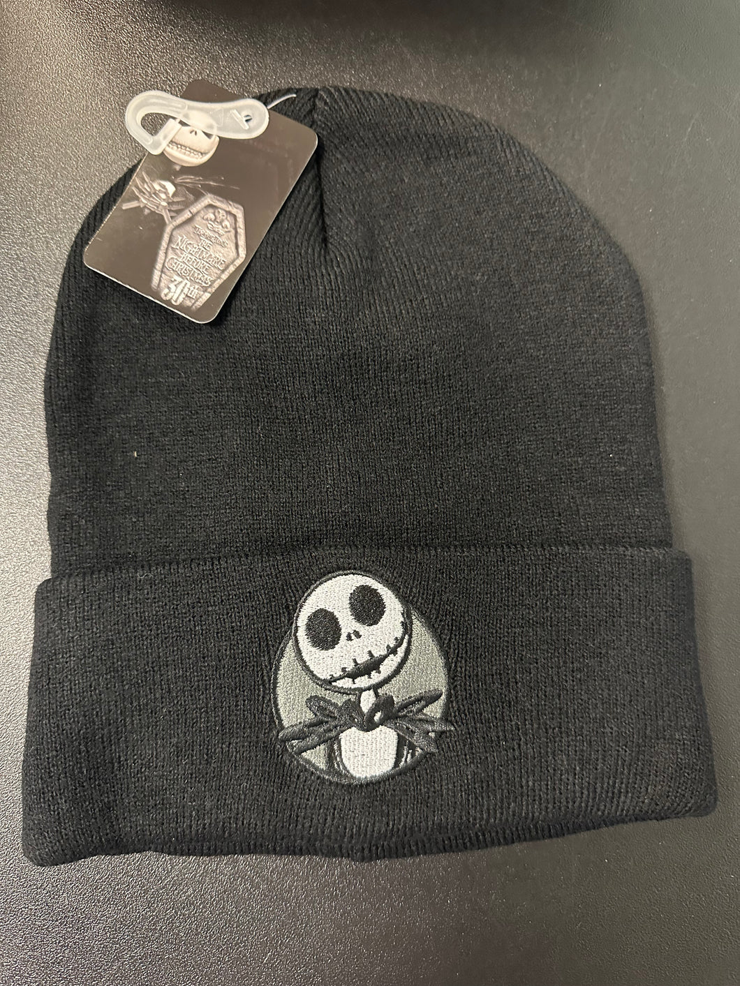 BIOWORLD THE NIGHTMARE BEFORE CHRISTMAS JACK CUFF BEANIE