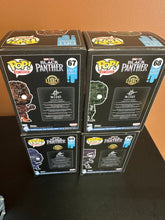 Load image into Gallery viewer, FUNKO POP ART SERIES MARVEL BLACK PANTHER WALMART SET OF 4
