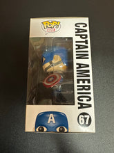 Load image into Gallery viewer, FUNKO POP MARVEL AVENGERS AGE OF ULTRON CAPTAIN AMERICA 67 BOX DAMAGE
