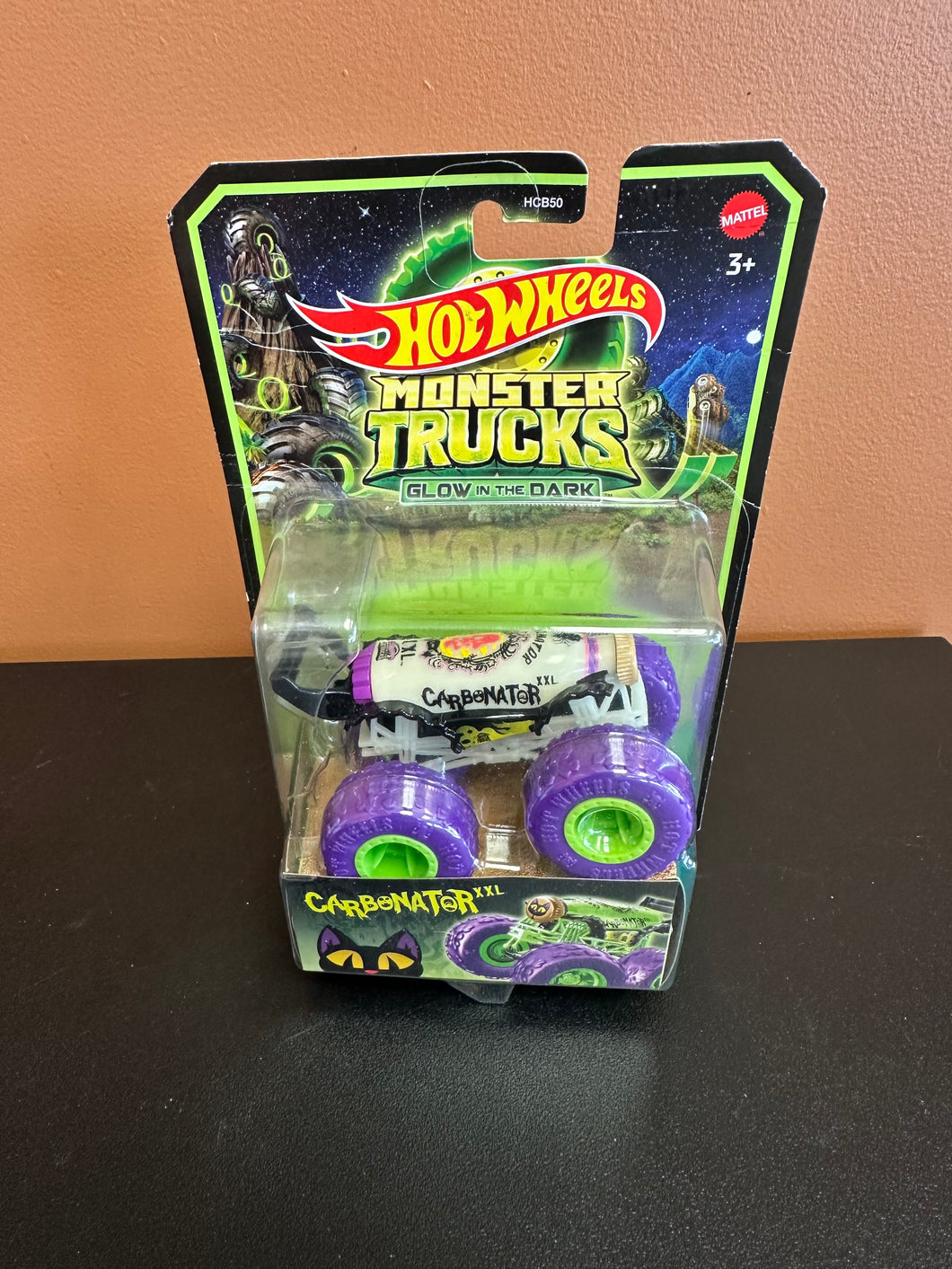 Hot Wheels Monster Truck GITD Carbonator 1/64 Scale