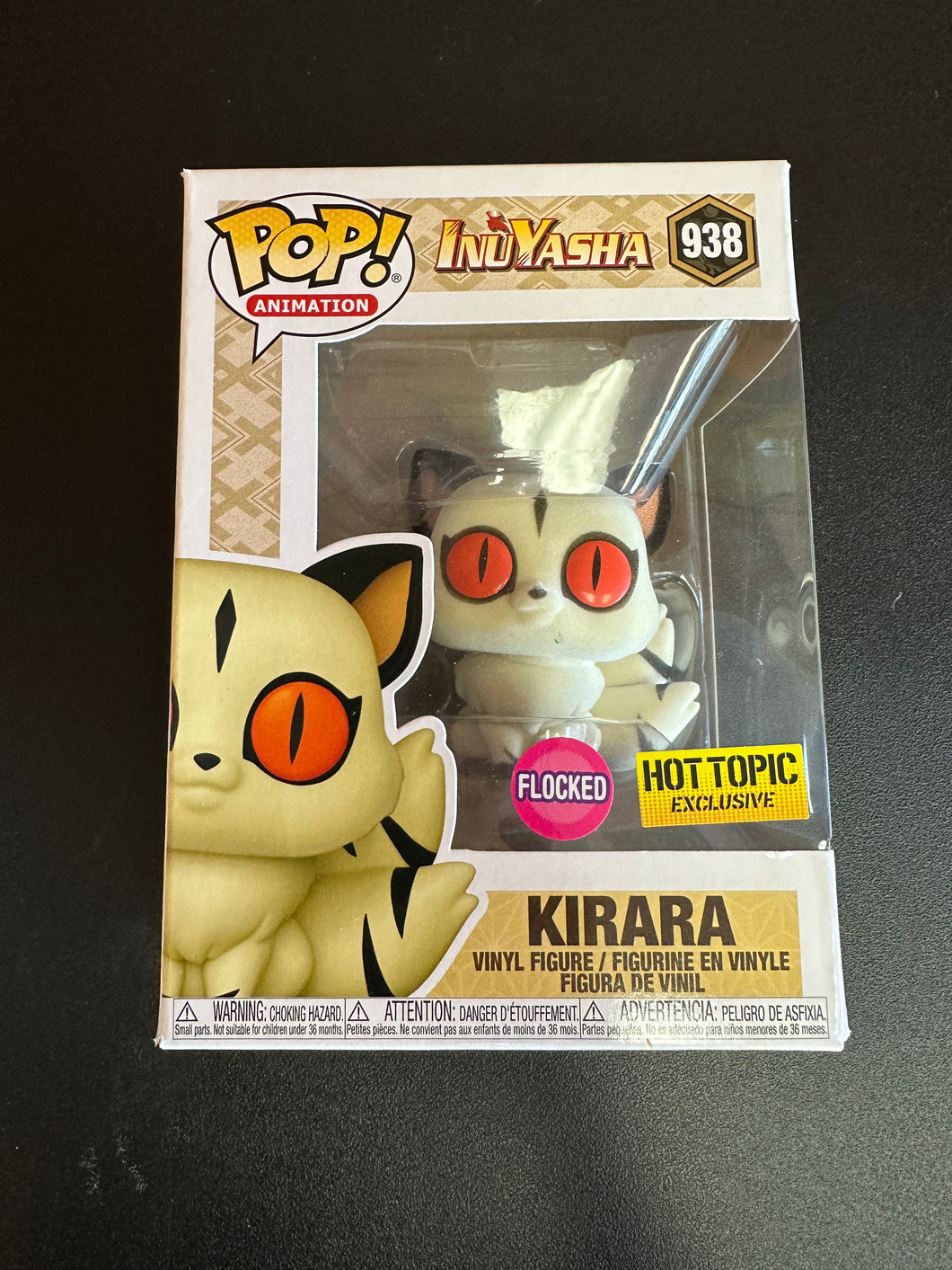 FUNKO POP INUYASHA KIRARA FLOCKED HOT TOPIC 938