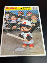 Load image into Gallery viewer, Monchhichi Baseball Whitman Frame Tray Puzzle
