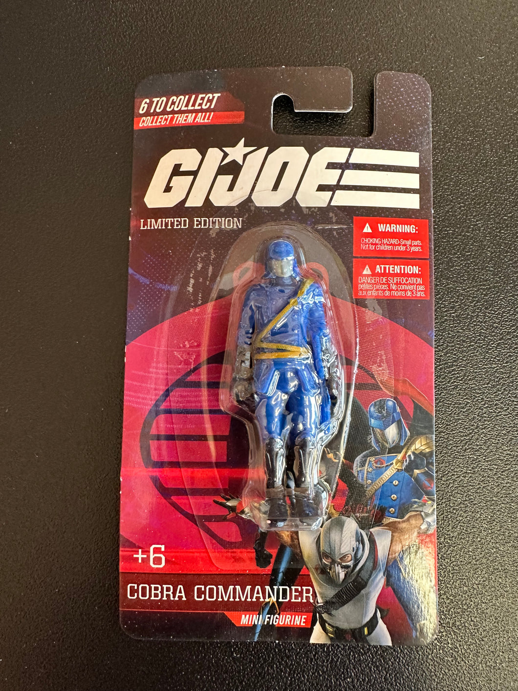 Hasbro G. I. Joe Cobra Commander Mini Figure