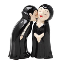 Load image into Gallery viewer, Love at First Bite Halloween Salt &amp; Pepper Shaker Set
