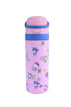 Load image into Gallery viewer, Hello Kitty &amp; Friends All-Over Character Print Pink 24 Oz Stainless Steel Water Bottle
