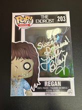 Load image into Gallery viewer, FUNKO POP THE EXORCIST REGAN “Sweet Dreams!” SIGNED BY Linda Blair DAMAGED 203 NO COA
