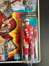 Load image into Gallery viewer, Hasbro G.I. Joe 1985 Lifeline Rescue Trooper on Card Not Mint
