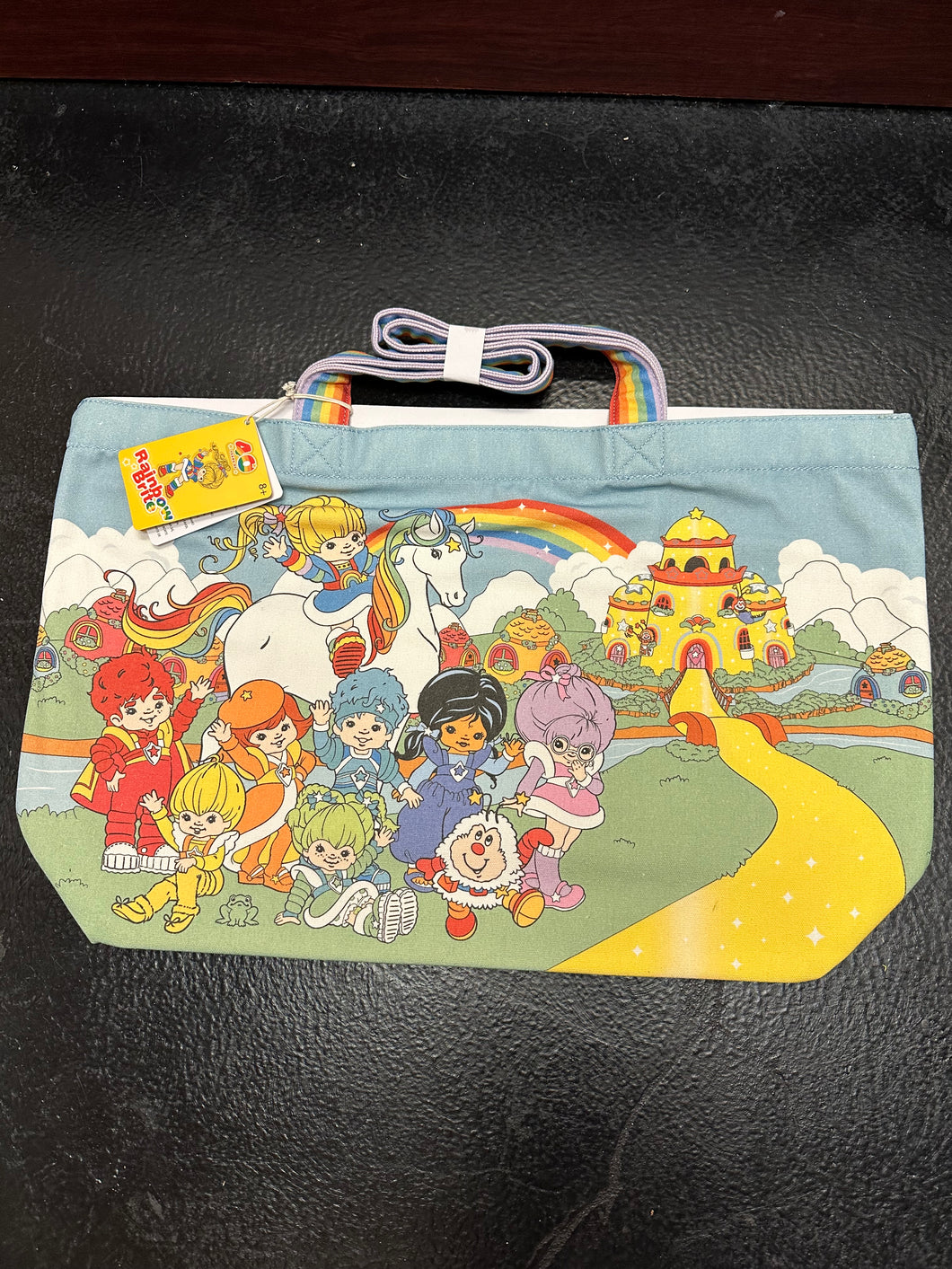 LOUNGEFLY RAINBOW BRITE GANG CANVAS TOTE BAG