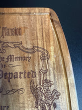 Load image into Gallery viewer, Haunted Mansion Wood Cutting Board EE Exclusive
