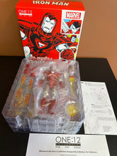 Load image into Gallery viewer, Mezco One:12 Collective Marvel Iron Man: Silver Centurion Edition Open Box
