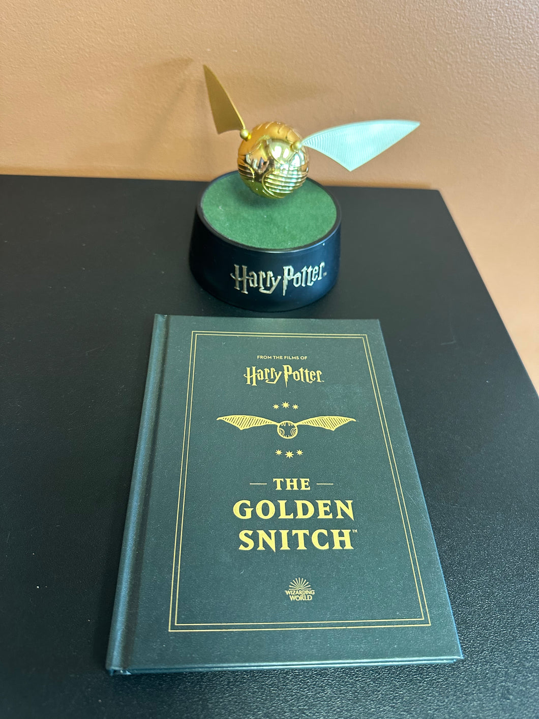 Harry Potter Floating Golden Stitch with Book Preowned