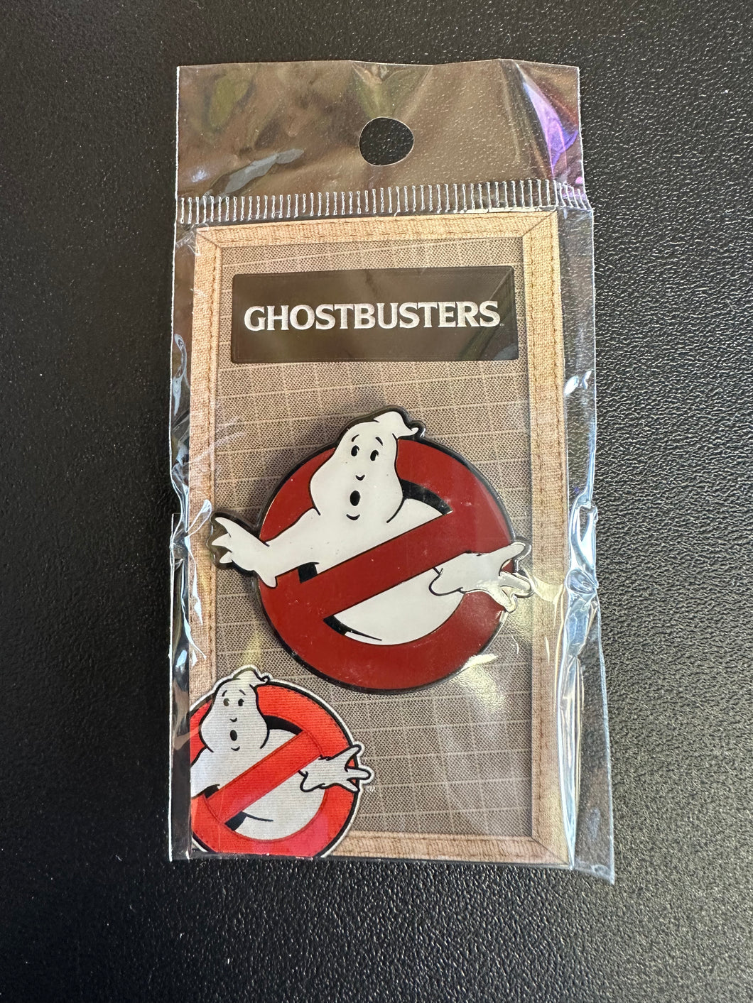 GHOSTBUSTERS - NO GHOSTS GLOW IN THE DARK ENAMEL PIN