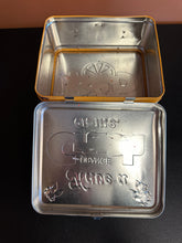 Load image into Gallery viewer, LOUNGEFLY ORANGE CRUSH LUNCHBOX TIN TOTE WORN PREOWNED
