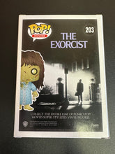 Load image into Gallery viewer, FUNKO POP THE EXORCIST REGAN “Sweet Dreams!” SIGNED BY Linda Blair DAMAGED 203 NO COA
