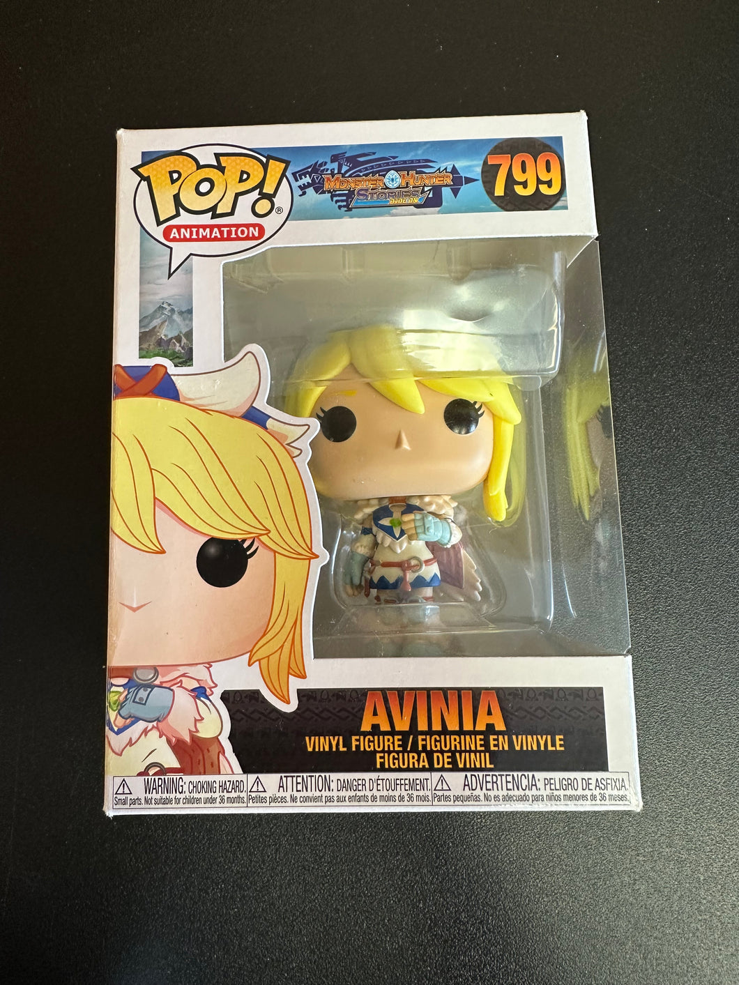 FUNKO POP MONSTER HUNTER STORIES AVINIA 799 BOX DAMAGE