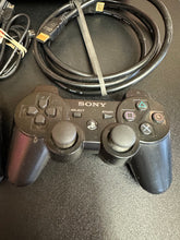 Load image into Gallery viewer, PlayStation 3 Super Slim PS3 Console with connections and 2 wireless controllers CECH-4001C Tested/Works
