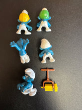 Load image into Gallery viewer, Schleich Peyo Smurfs Doing Activities 2” Figures Lot of 5 Missing Pieces
