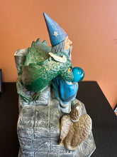 Load image into Gallery viewer, Wizard Dragon 18” Statue Preowned Damaged
