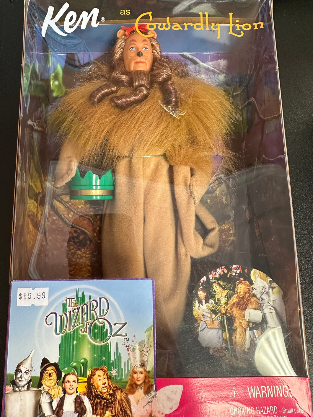 Mattel Ken as Cowardly Lion Loose Brush Wizard of Oz Doll