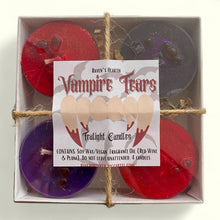 Load image into Gallery viewer, Vampire Tears Tealight Candles | Red Wine &amp; Plum Scent | 
