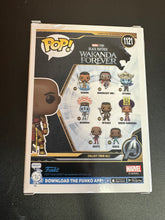 Load image into Gallery viewer, FUNKO POP MARVEL BLACK PANTHER WAKANDA FORVER AYO COLLECTOR CORPS 1121
