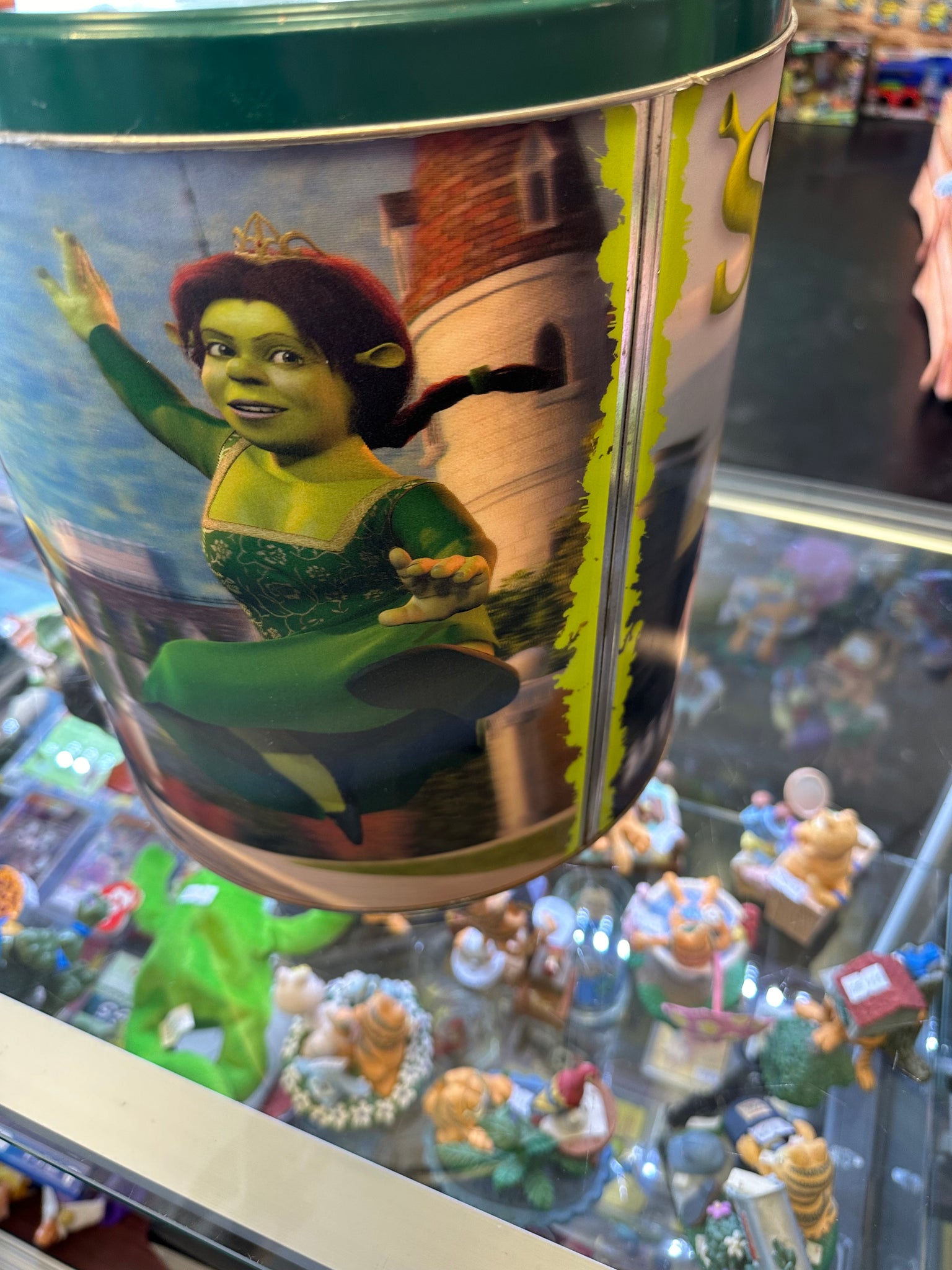 Houston Harvest Shrek 2 3D Holographic Large Popcorn Tin Preowned Hitchhiker Toys Houston Harvest Shrek 2 3D Holographic Large Popcorn Tin Preowned Hitchhiker Toys