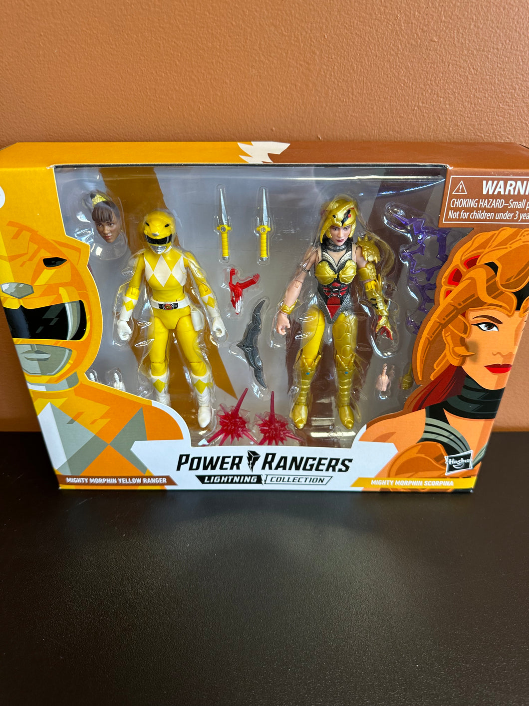 Hasbro Power Rangers Lightning Collection Zeo Yellow Ranger & Scorpina 2 Pack