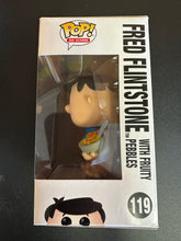 Load image into Gallery viewer, FUNKO POP AD ICONS FRED FLINTSTONE WITH FRUITY PEBBLES 119
