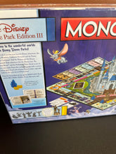 Load image into Gallery viewer, MONOPOLY THE DISNEY THEME PARK EDITION III NEW SEALED
