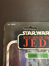 Load image into Gallery viewer, KENNER STAR WARS RETURN OF THE JEDI 1983 CHEF CHIRPA JAPANESE BACK READ DETAILS
