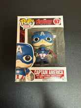 Load image into Gallery viewer, FUNKO POP MARVEL AVENGERS AGE OF ULTRON CAPTAIN AMERICA 67 BOX DAMAGE
