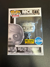 Load image into Gallery viewer, FUNKO POP ROCKS MY CHEMICAL ROMANCE SKELETON GERARD WAY EXCLUSIVE HOT TOPIC 41
