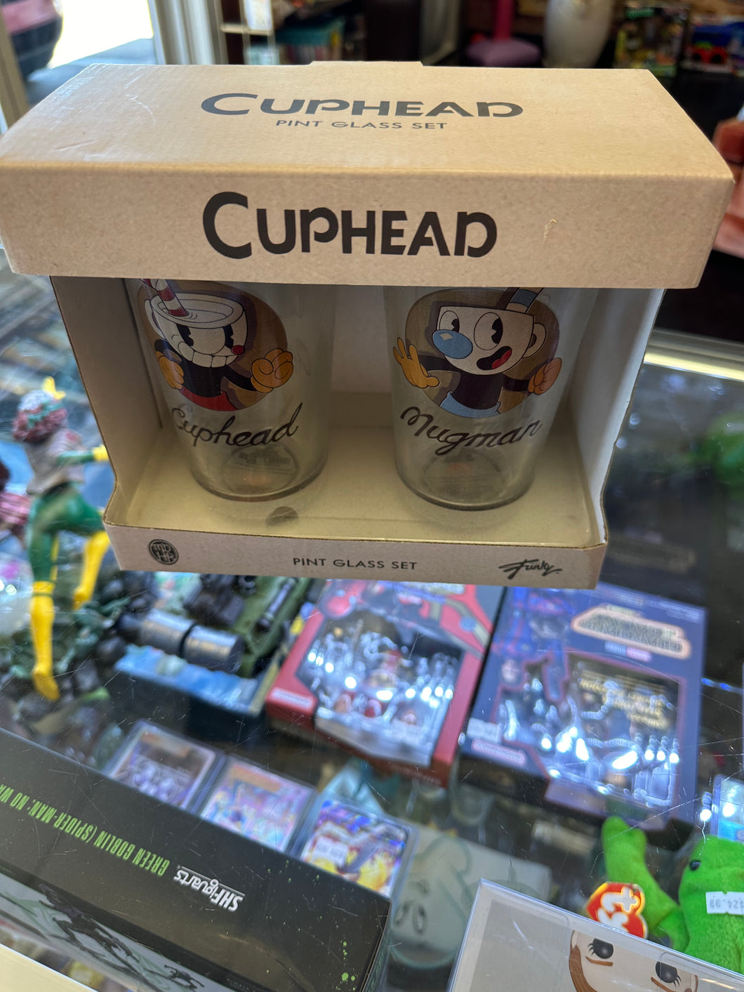 Just Funky Cuphead Pint Glass Set
