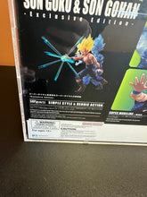 Load image into Gallery viewer, S.H.Figuarts DRAGONBALL Z SON GOKU  &amp; SON GOHAN SIGNED STEPHANIE NADOLNY NO COA
