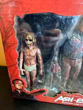 Load image into Gallery viewer, NECA STARZ SERIES ASH VS EVIL DEAD BLOODY ASH FACES DEMON SPAWN PREOWNED FIGURES
