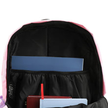 Load image into Gallery viewer, Kirby Inhaling Food 17" Pink Laptop Backpack
