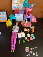 Load image into Gallery viewer, Barbie Brunette Pet Doctor Check Up &amp; Play Center Vet Pet PlaySet Pieces Preowned
