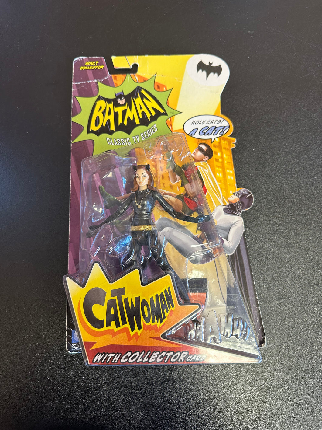 Mattel Batman Classic TV Series Catwoman 2013 Card Damage