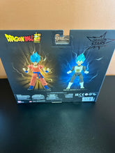 Load image into Gallery viewer, DRAGONBALL SUPER DRAGON STARS SERIES SUPER SAIYAN BLUE GOKU &amp; SUPER SAIYAN BLUE VEGETA 2 PACK RARE EXCLUSIVE SEALED
