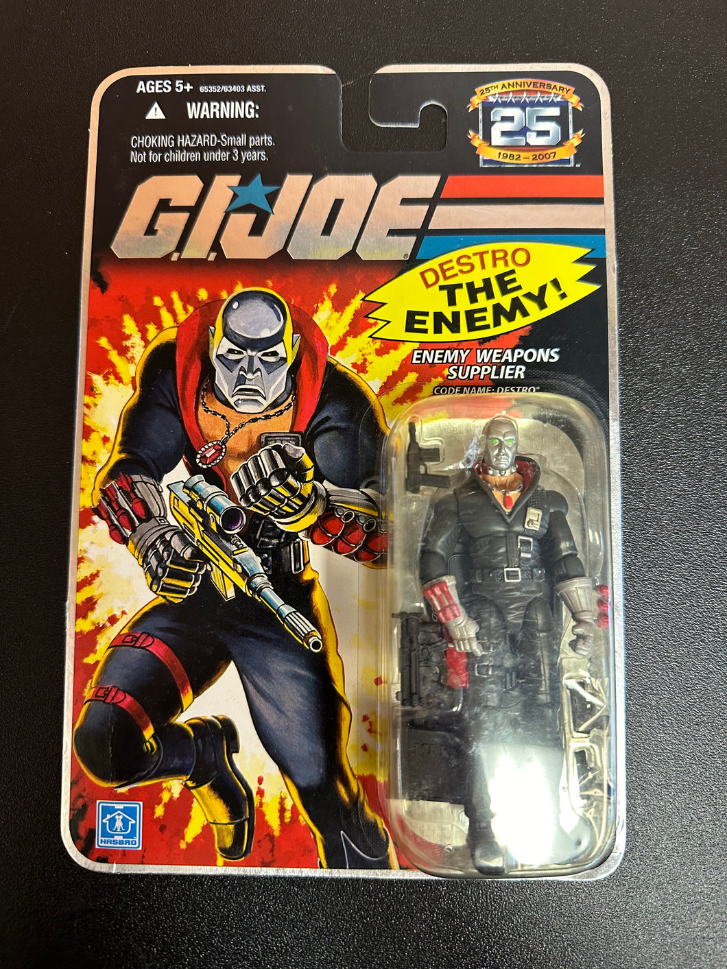 Hasbro G.I. Joe 25th Anniversary Destro Enemy Weapons Supplier