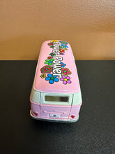 Load image into Gallery viewer, Kinsmart 1962 Volkswagen Pink “Flower Power” Classical Bus KT5060 1/32 Preowned
