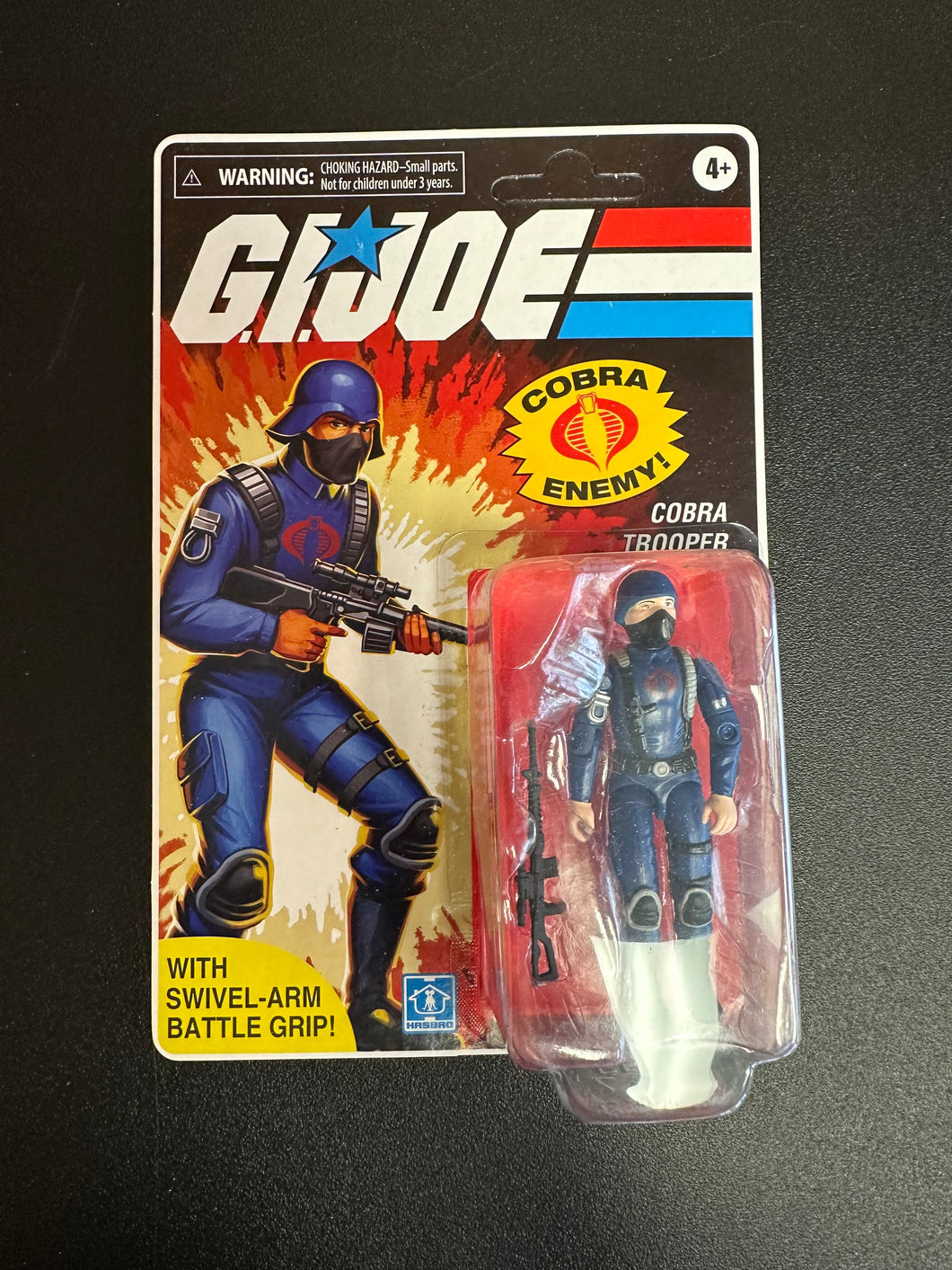 G.I. Joe Haslab 3.75” Cobra Trooper Unpunched