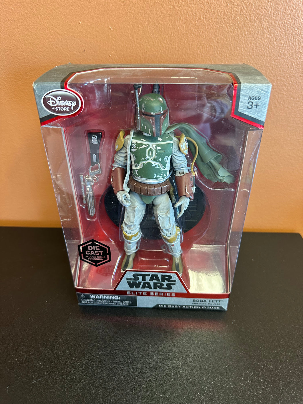 Disney Store Star Wars Diecast Boba Fett with Cape Ver. Open Box